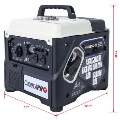 Quiet 1200W Portable Generator - Lightweight & Efficient