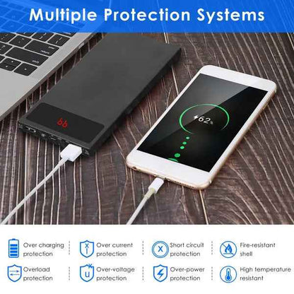 Ultra Thin 20000mAh Power Bank Dual USB Charger