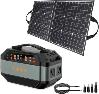 GOFORT 330W Portable Power Station & Solar Panel