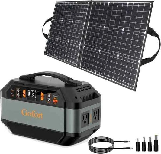 GOFORT 330W Portable Power Station & Solar Panel