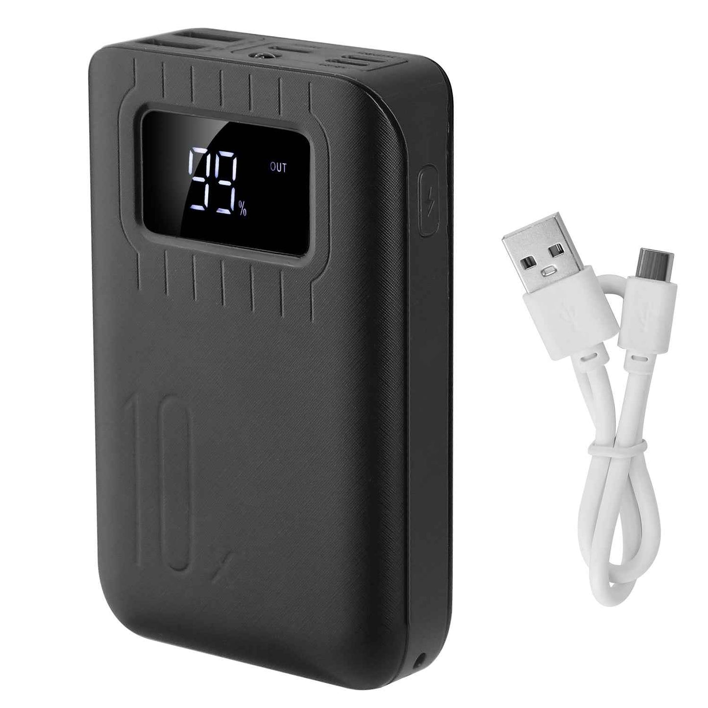 Portable 1W Power Bank with LCD & Dual USB Charging