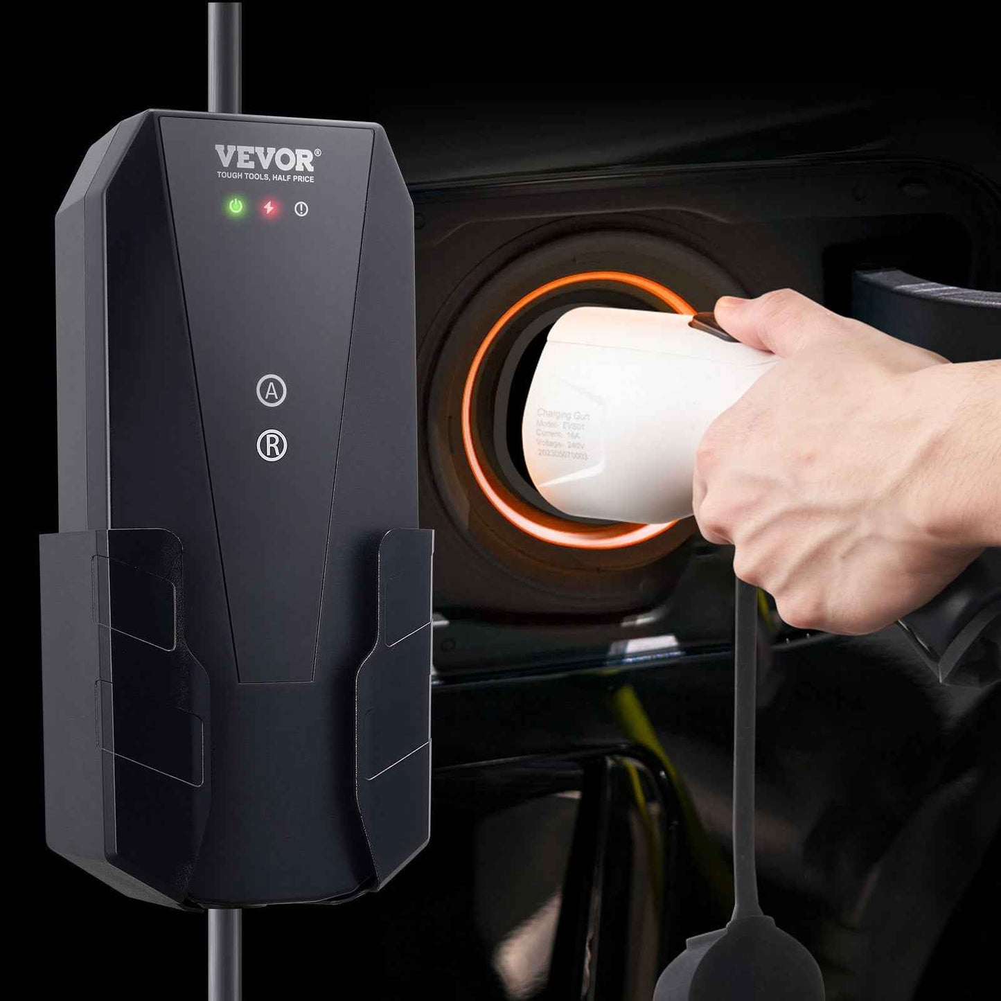 Portable EV Charger, 16 Amp 28-Foot Cable