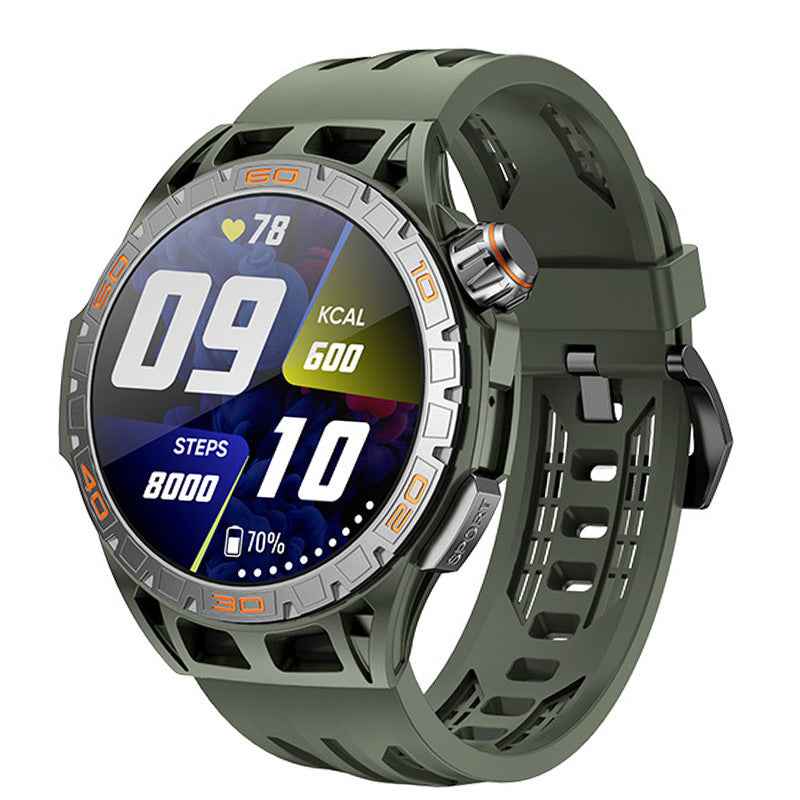 Waterproof Round Screen Step Tracker Watch
