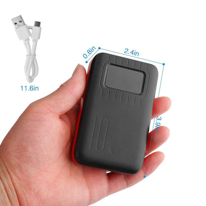 Portable 1W Power Bank with LCD & Dual USB Charging