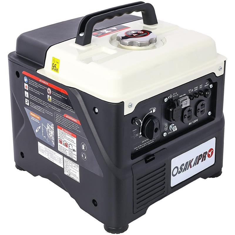 Quiet 1200W Portable Generator - Lightweight & Efficient
