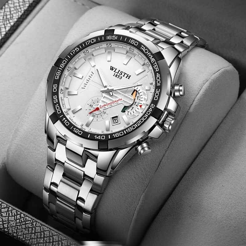 Men's Waterproof Quartz Sports Wristwatch