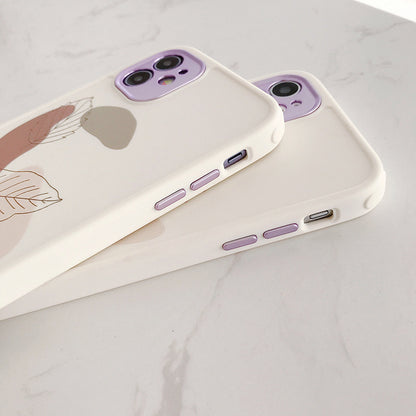 Compatible With , Compatible With  , Vintage Leaf Flower  Phone Case Shockproof Soft Back Cover - Small Enterprise