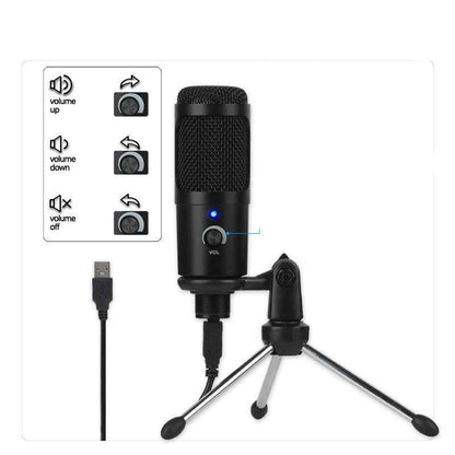 USB Condenser Microphone for Gaming & Live Recording