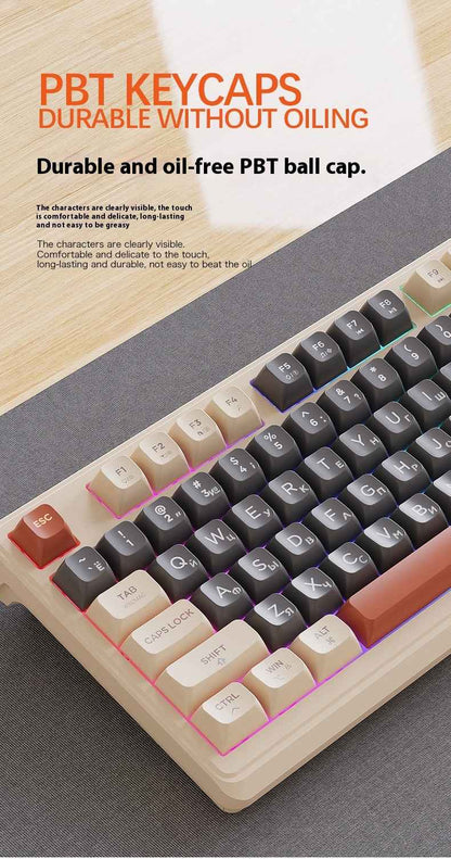 Wireless Bluetooth Russian Keyboard Display