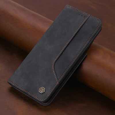 Leather Flip Wallet Case Cover