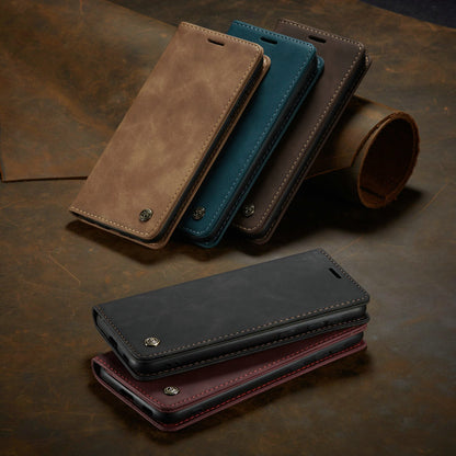 Flip Leather Case Anti-drop Magnetic Phone Case - Small Enterprise