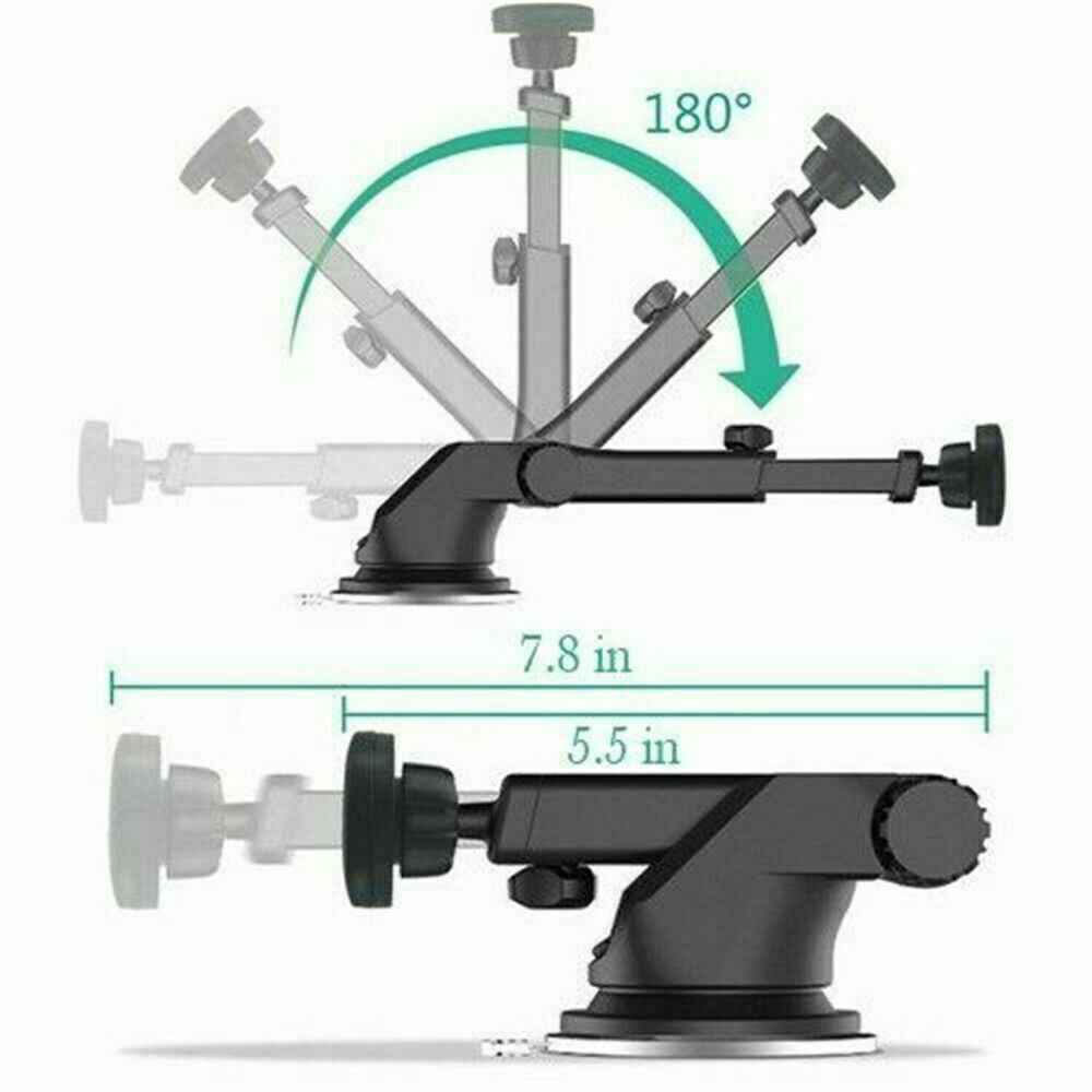 Car Bracket with Adjustable Suction Cup