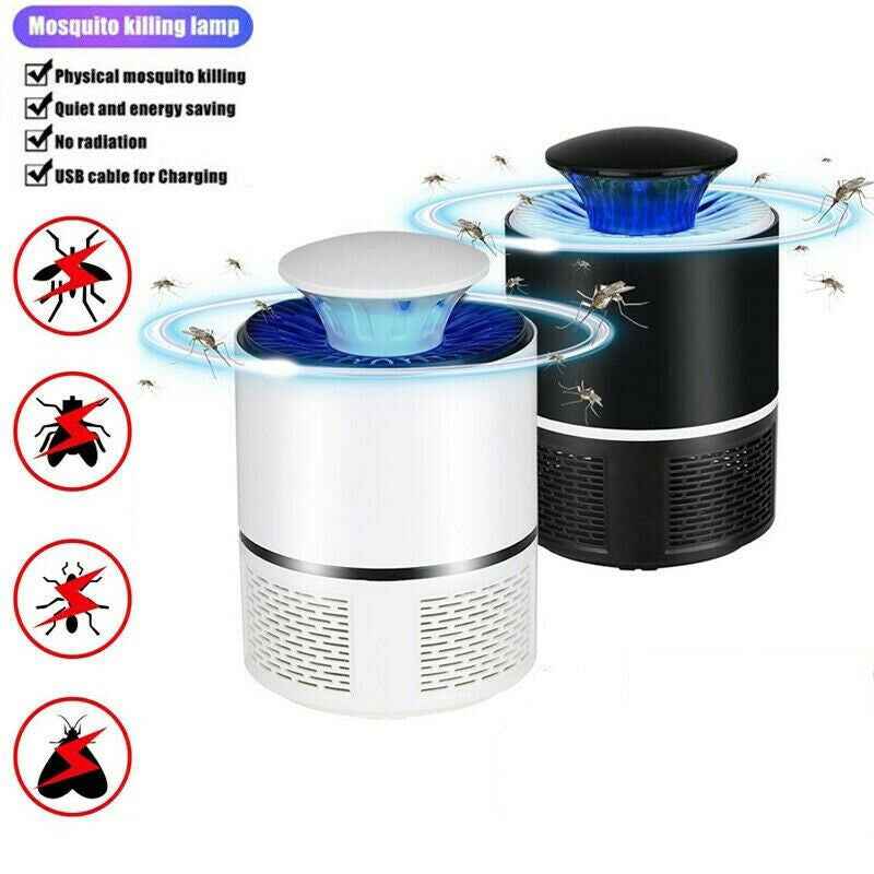 Electric UV Mosquito Killer Lamp USB Zapper Trap