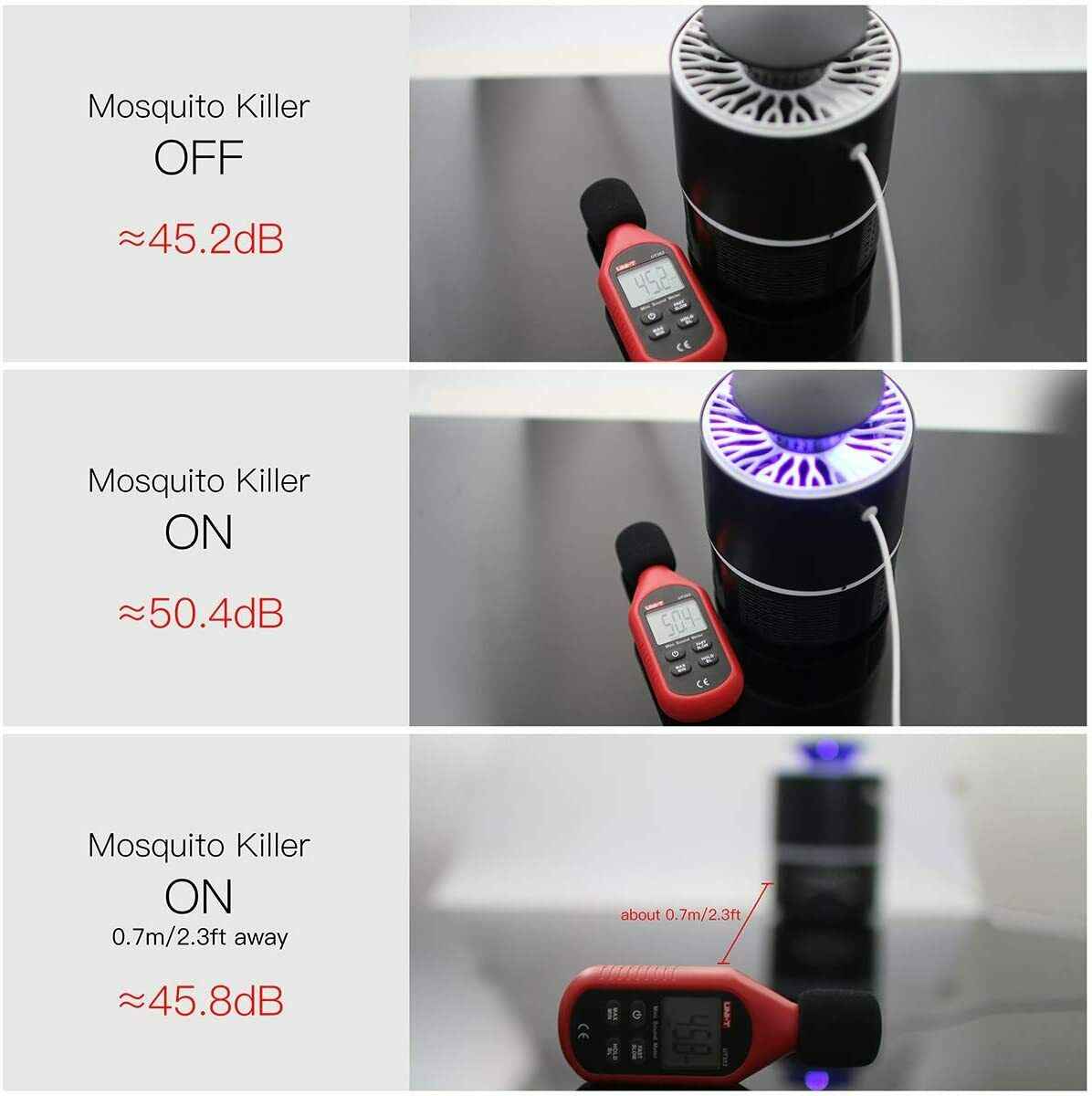 Electric UV Mosquito Killer Lamp USB Zapper Trap