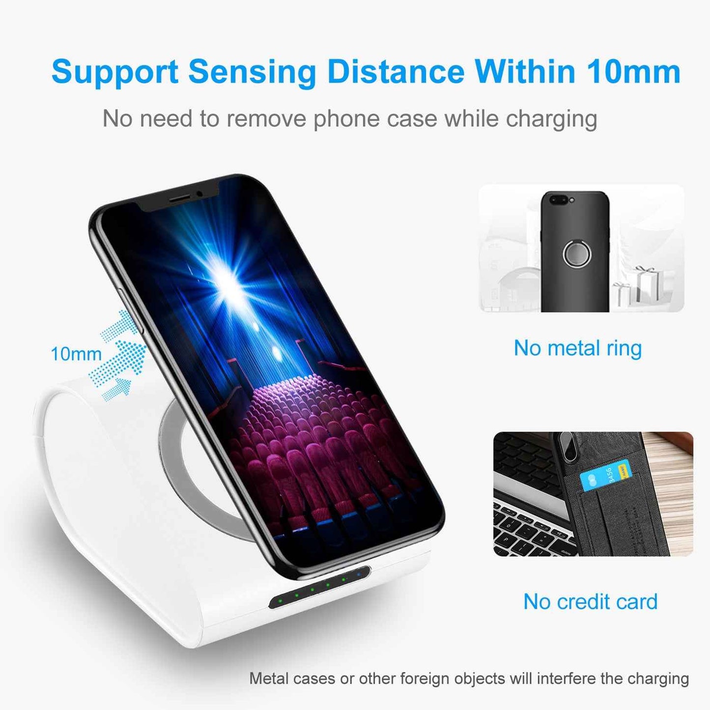 Qi Wireless Charging Power Bank 10400mAh