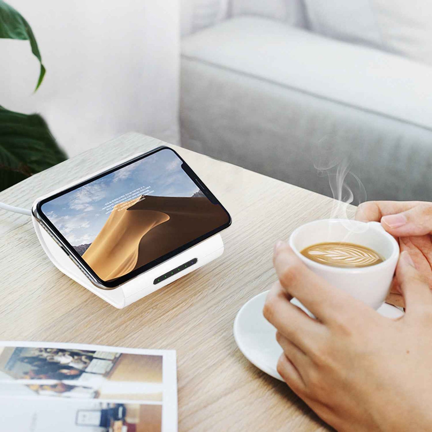 Qi Wireless Charging Power Bank 10400mAh