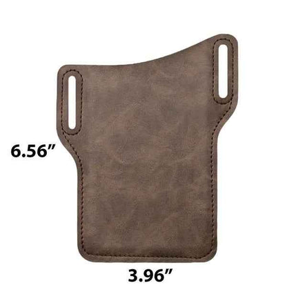 Men's Leather Phone Holster Waist Pack