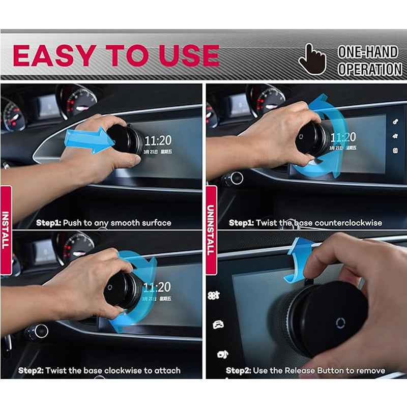 Upgraded 360° Magnetic Car Phone Holder