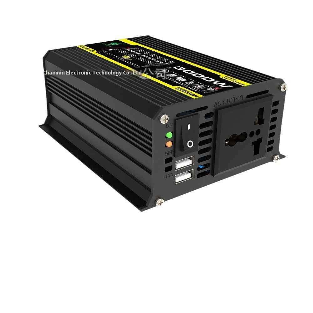 3000W 12V to 220V/110V Vehicle Solar Power Inverter