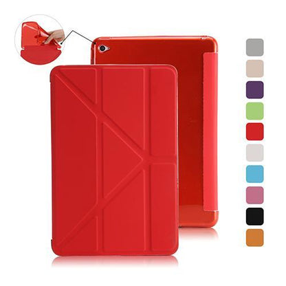 Compatible with Apple, iPad Air 2 Silicon Smart Case with Stand - Small Enterprise