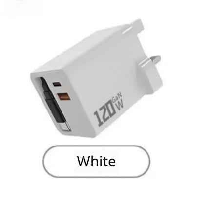 120W GaN Fast Charger with Retractable Cable