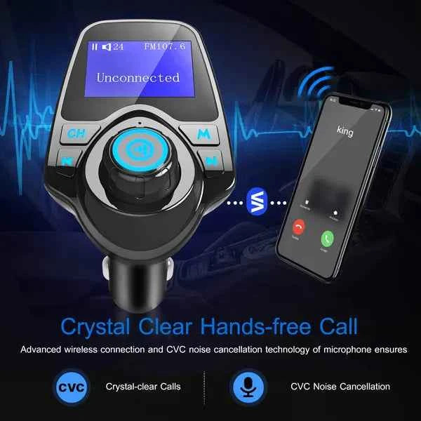 Car Wireless FM Transmitter MP3 Player & USB Charger