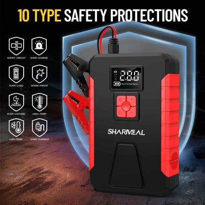 Portable Car Jump Starter & Air Compressor