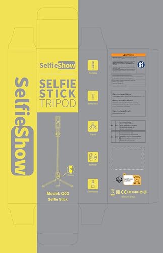SelfieStickPro 41 with wireless remote and tripod stand for all phone models. - Small Enterprise