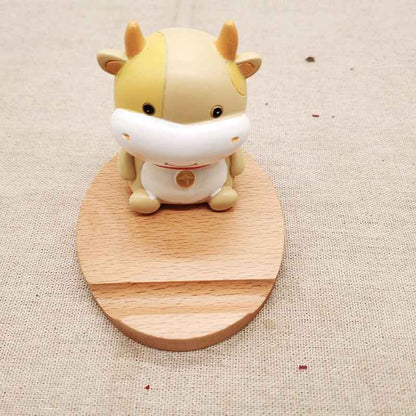 Creative Coin Beech Wood Lazy Phone Holder