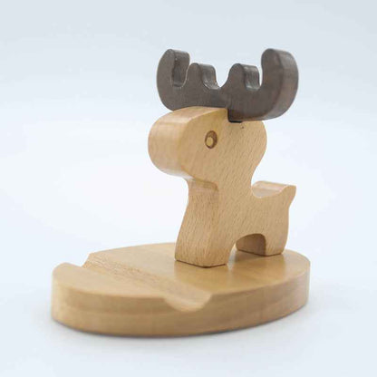 Creative Coin Beech Wood Lazy Phone Holder