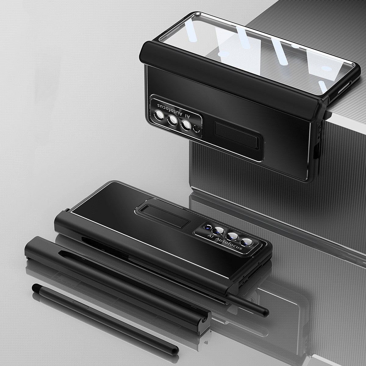 Mobile Phone Case Aluminum Alloy Hinge Folding - Small Enterprise