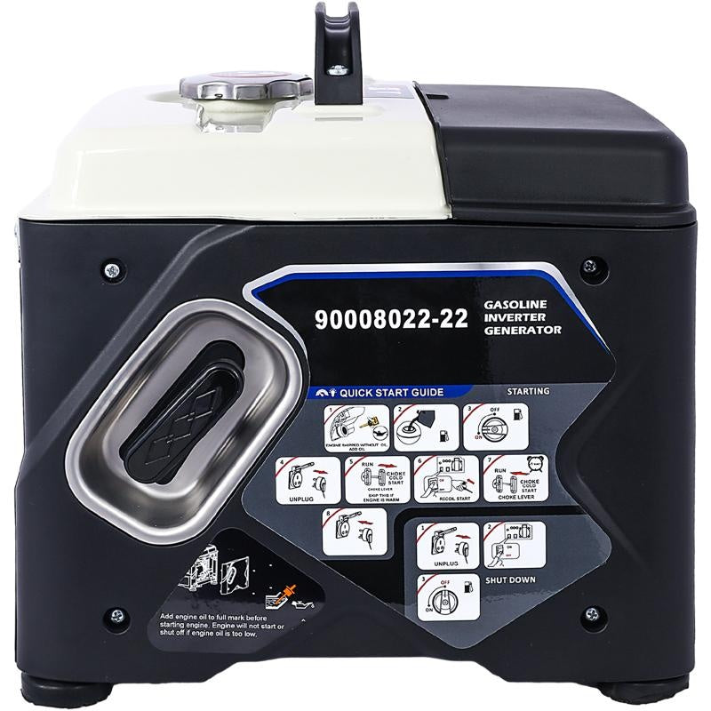 Quiet 1200W Portable Generator - Lightweight & Efficient