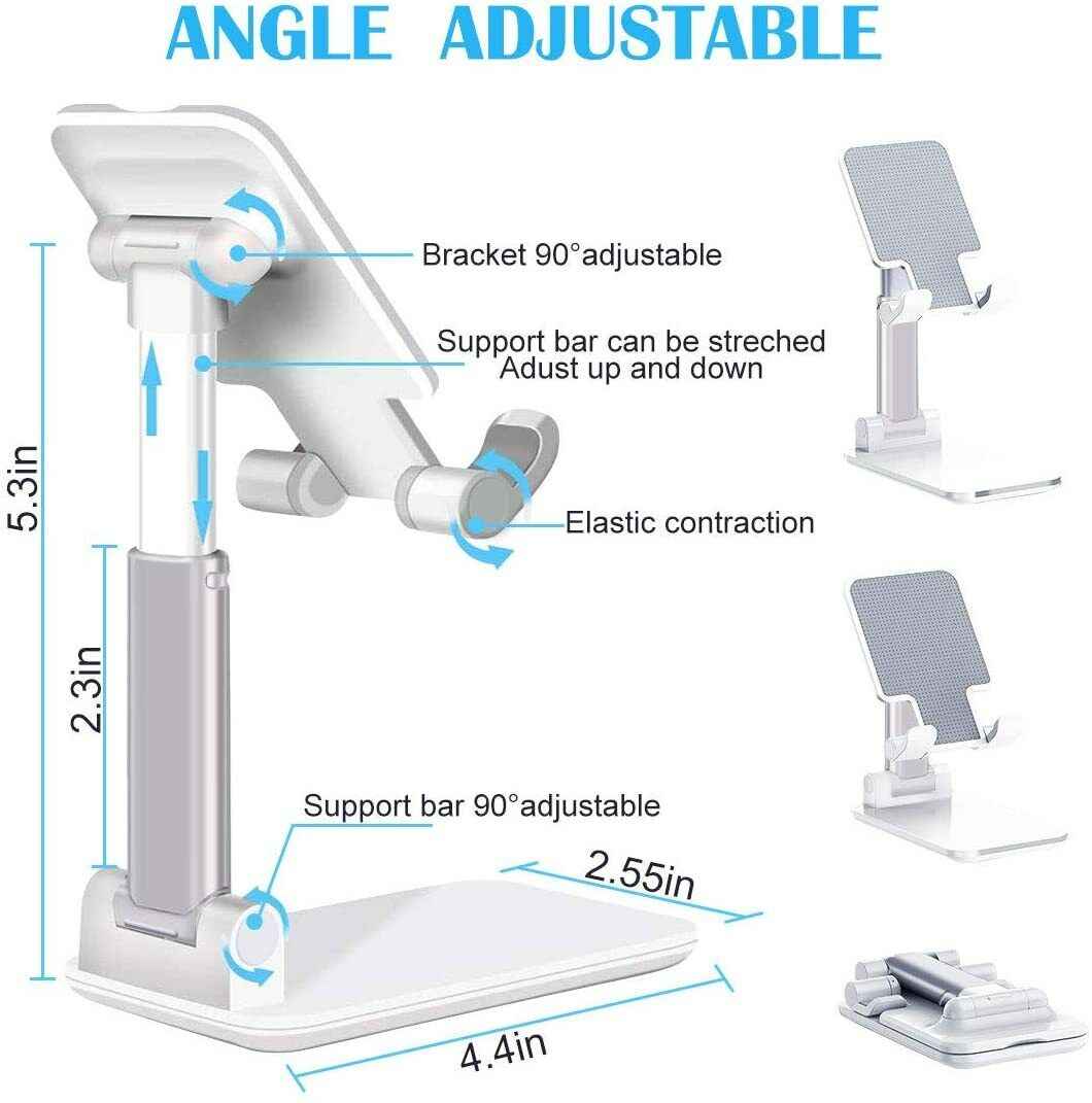 Foldable Cell Phone & Tablet Desk Stand
