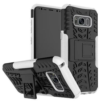 Samsung S8 plus Galaxy S8 mobile phone shell bracket colorful pattern in tire pattern inclusive fall proof sleeve - Small Enterprise