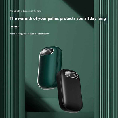 Double-Sided USB Digital Display Hand Warmer