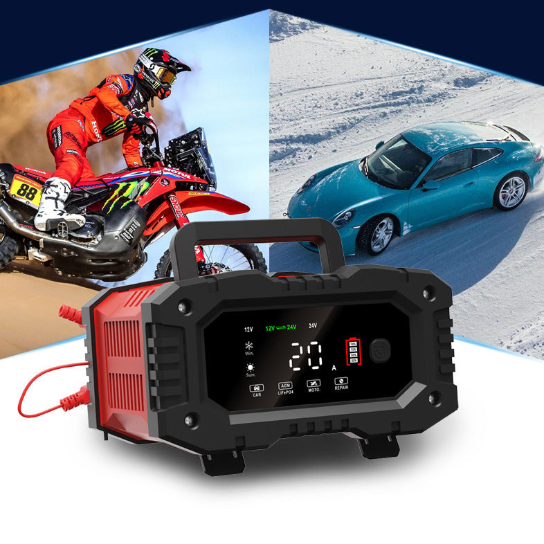 High Power Portable Motorcycle Battery Charger