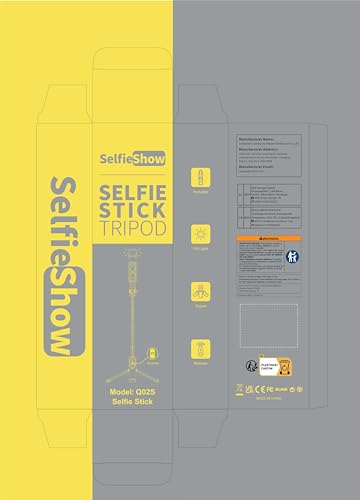 SelfieStickPro 41 with wireless remote and tripod stand for all phone models. - Small Enterprise