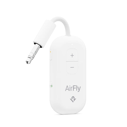 Twelve South AirFly SE | Bluetooth Wireless Audio Transmitter Adapter for AirPods/Headphones, 20+ Hr Battery, Works with 3.5mm aux Jacks on Airplanes, TVs, Gym Equipment, and Travel - Small Enterprise