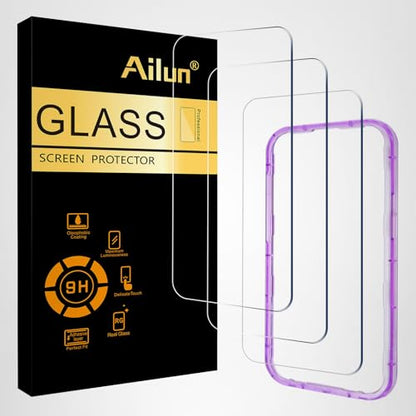 Ailun iPhone 16/15/15 Pro 6.1 Screen Protector 3-Pack