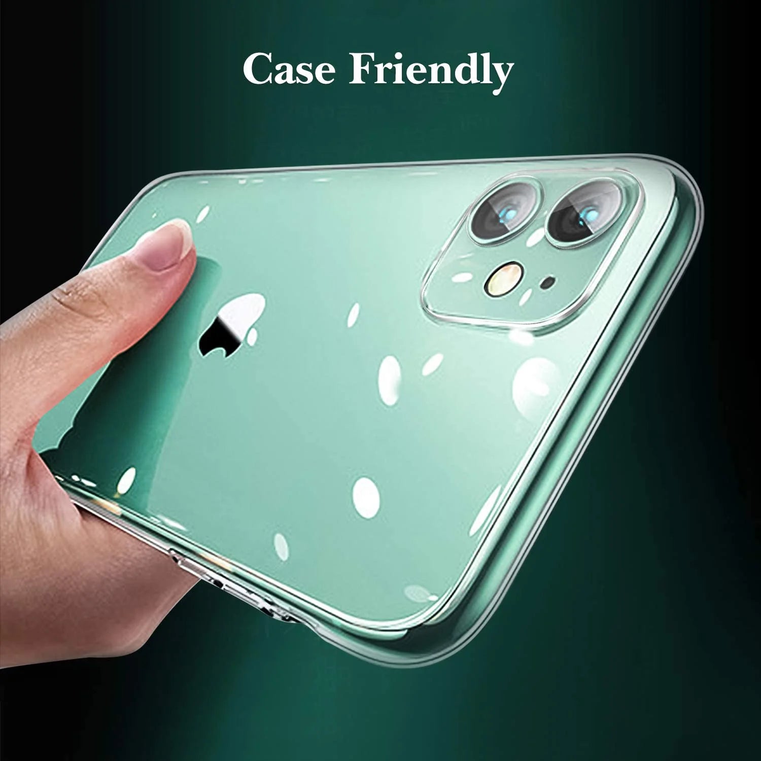[3-Pack] for Rear Camera Lens of Iphone 11 Tempered Glass Screen Protector, 9H, Anti-Scratch, Anti-Bubble, Anti-Fingerprint by Nocaze {Compatible for Iphone 11}