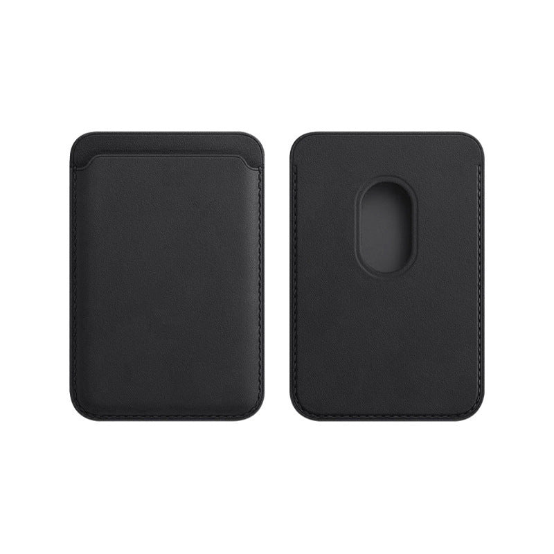 Magnetic Leather Card Holder Holder