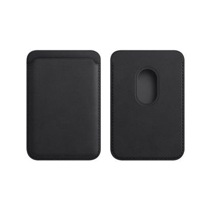 Magnetic Leather Card Holder Holder