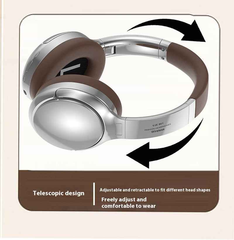 Retro Metal Bluetooth Sport Wireless Headset 53