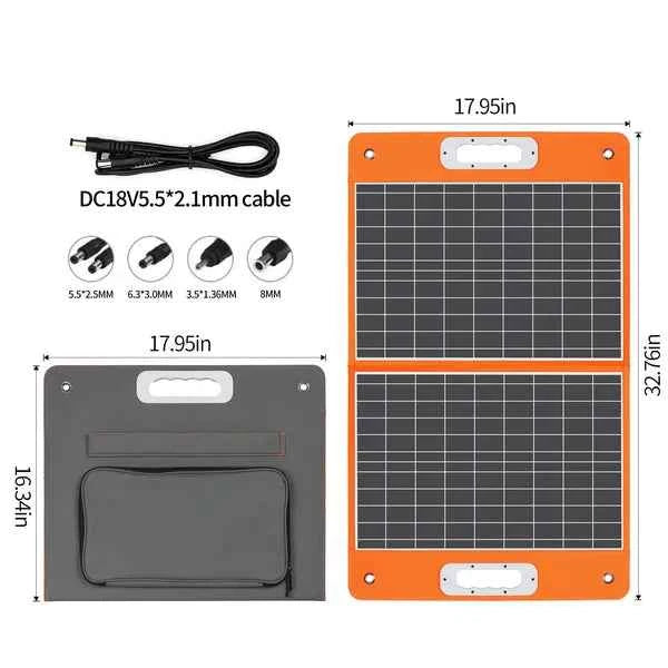 Flashfish 200W Power Station & Foldable Solar Panel Set