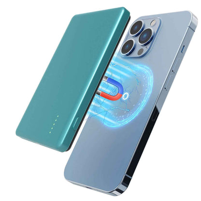 2-in-1 MagSafe Wireless Slim Power Bank 5000mAh