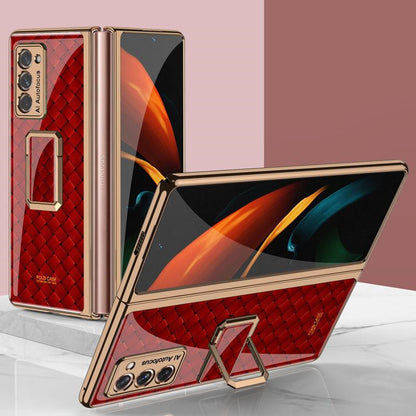 Folding Vertical Clock Phone Case Full Inclusive Personality Male - Small Enterprise