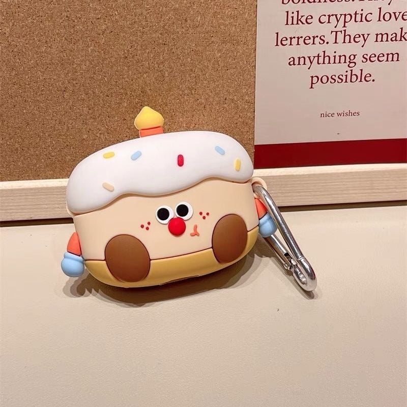 Cute Small Cake For Airpods Pro2 Wireless Bluetooth Earbuds Case