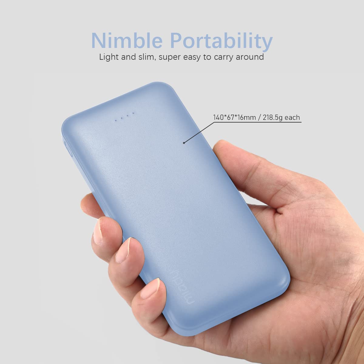 Miady Power Duo: 10K mAh USB-C Charger Pack - Small Enterprise