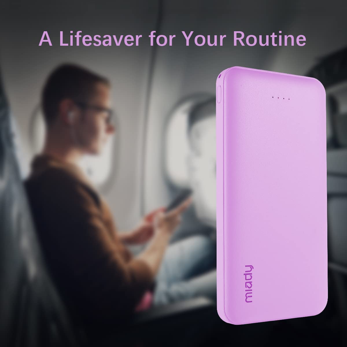 Miady Power Duo: 10K mAh USB-C Charger Pack - Small Enterprise