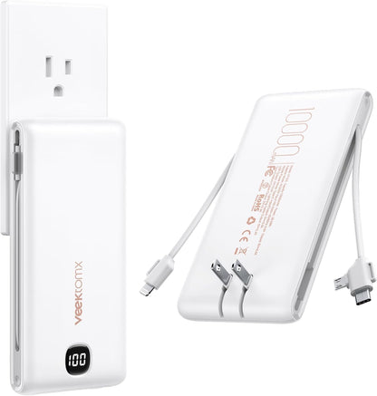 VEEKTOMX SlimCharge 10K: Ultimate Travel Power Bank - Small Enterprise